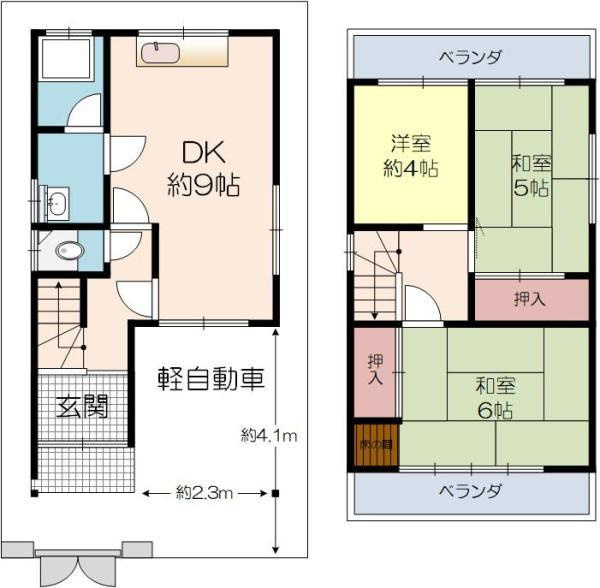 緑が丘２丁目　一戸建ての間取り|間取り図はいかがですか？ご希望を叶える間取りですか？リビングの広さは？水回りの位置は？カウンターキッチン？など色々な情報が集約されています。弊社ではリフォームなどのご相談も承っております。