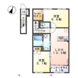 【間取り】 | （仮）スターテラスⅡ法吉町