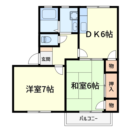 【間取り】 | セブンハイツⅡ