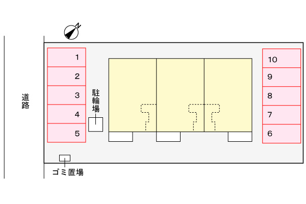 カーサ　アバンツァートの駐車場|駐車場