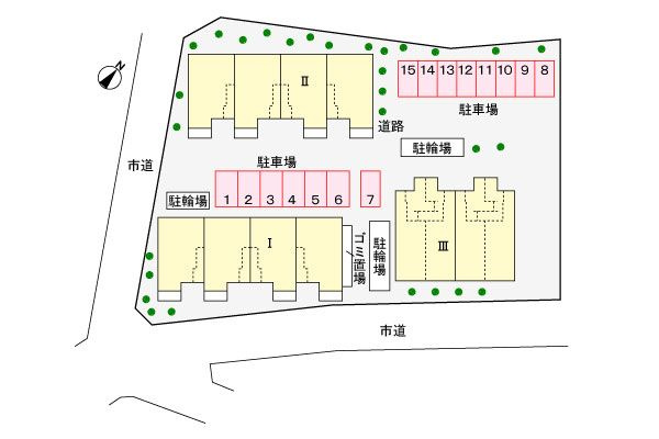 パストラール　ライツⅡの区画図