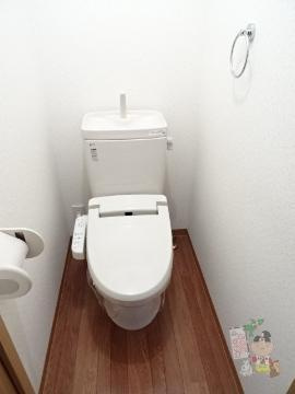 レジデンス鹿田のトイレ|シャワー付トイレ