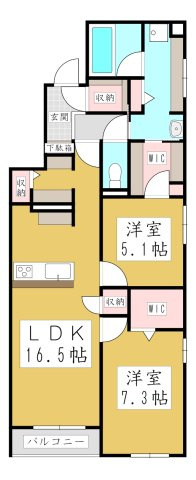 【間取り】 | 桜橋グランデ
