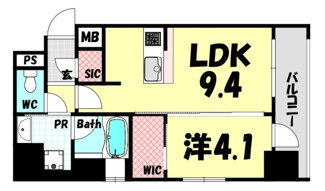 【間取り】 | エステムコート新神戸２駅前山手