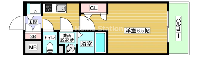 【間取り】 | エスリード弁天町ルシェンテ