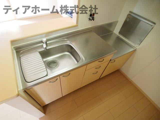 香芝市穴虫のハイツのキッチン|キッチンです