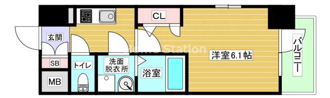【間取り】 | エスリード弁天町ルシェンテ