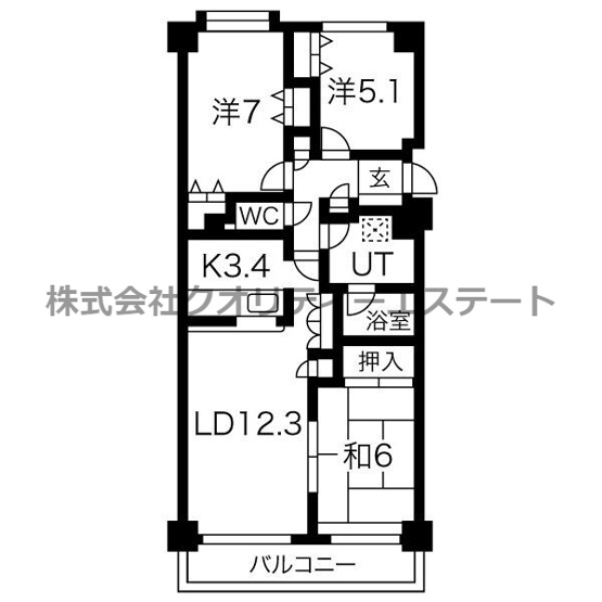 【間取り】 | コープ野村ステイツ宮の森