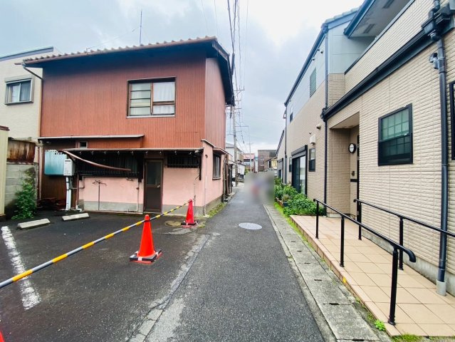 売土地 　大垣市南高橋町3丁目　18.88坪の前面道路含む現地写真
