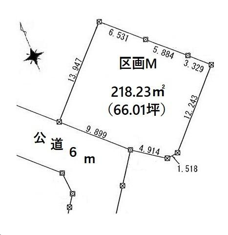 ひたちなか市東石川№8　売土地（分譲地）の土地図|地形図等