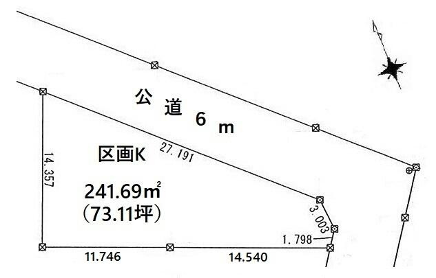 ひたちなか市東石川№16　売土地（分譲地）の土地図|地形図等