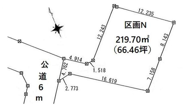 ひたちなか市東石川　売土地（分譲地）の土地図|地形図等