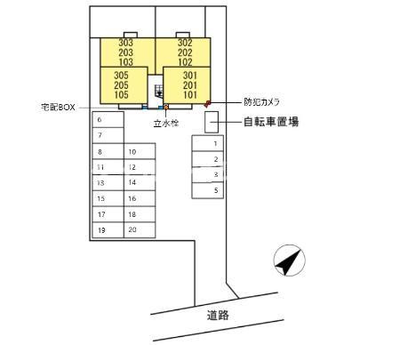 ＯＴＴ’ｓ豊栄の区画図