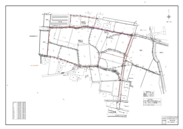 津市芸濃町椋本 事業用地の土地図