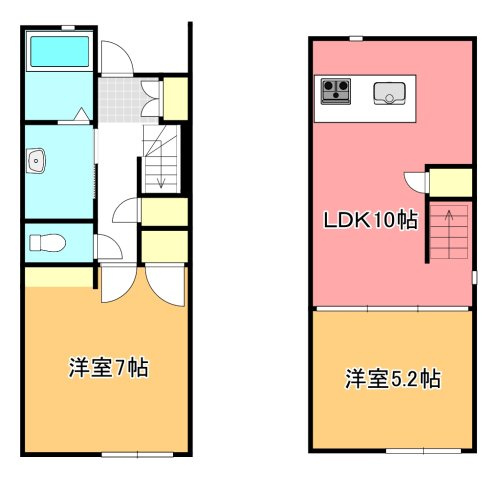 エクリュ赤間の間取り