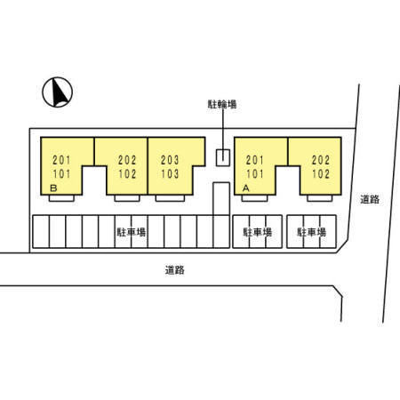 セジュール昴Ｂの駐車場