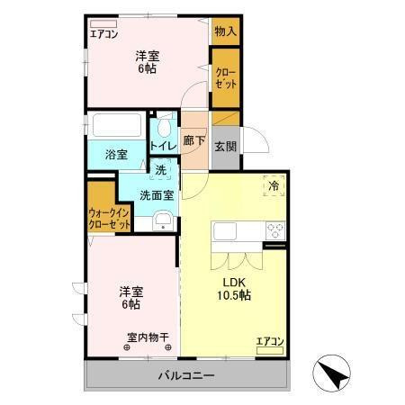 シャルマンドミールの間取り