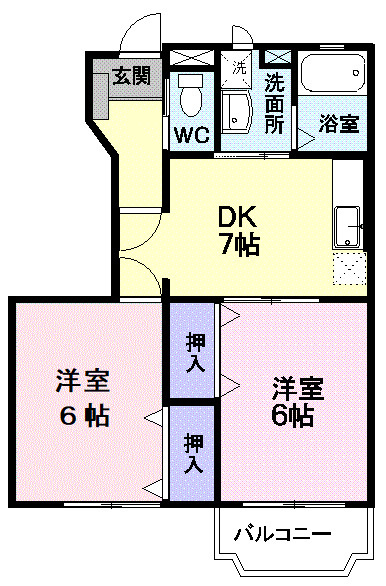 アーバンフォレストⅤの間取り|間取図