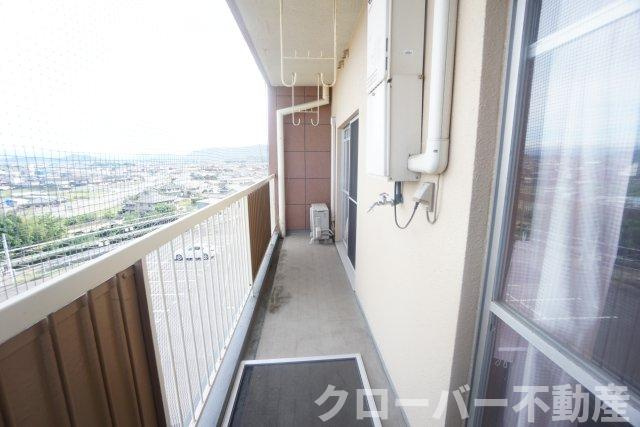 ココモタウン3番館のバルコニー