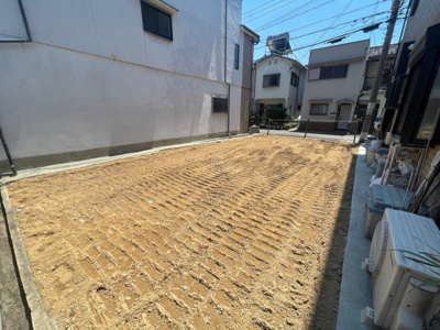 【前面道路含む現地写真】 | 条南小・建築条件なし・更地渡し・土地23坪・泉大津市条南町 | 前面道路含む現地写真です