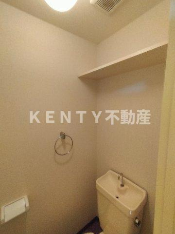 【トイレ】 | エンゼルハイム梅屋敷第２ | 落ち着いた色調のトイレです