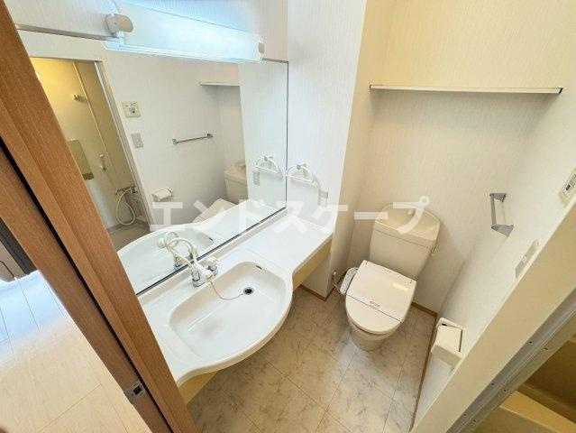 エスポワール　Ａの洗面所|高崎、前橋、伊勢崎エリアのお部屋探しはエンドスケープまで！お客様の理想お聞かせ下さい♪