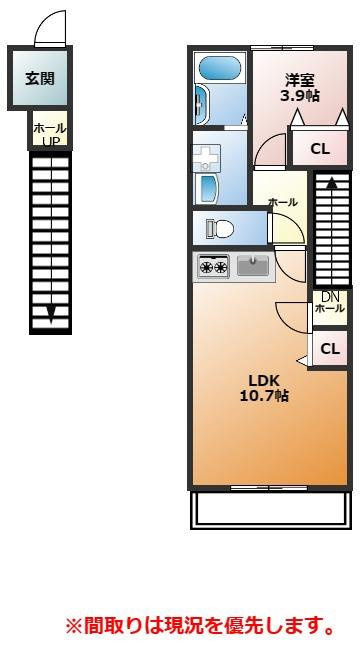 ロベリアB棟の間取り