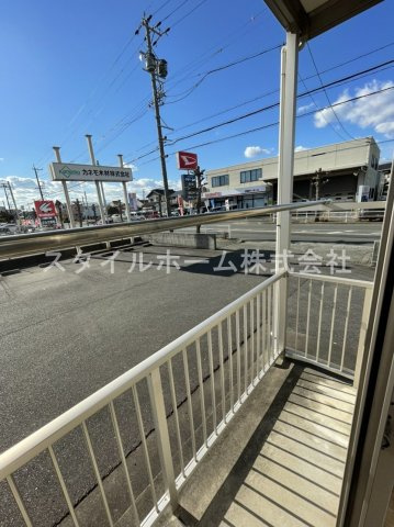 グリーンヒルズ　Ⅰのバルコニー