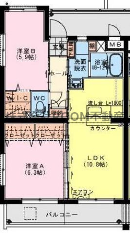 Milky way（ミルキーウェイ）の間取り