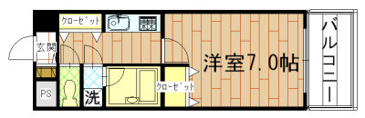 ライオンズマンション四条堀川の間取り