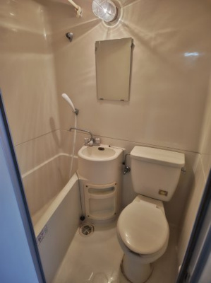 【浴室】 | 西口マンション | コンパクトで使いやすいお風呂です