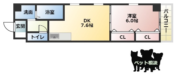 ビエラ江戸堀の間取り