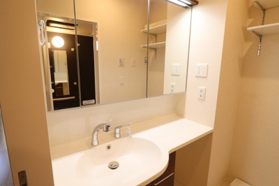  | グランディール太田町 | 洗面化粧台は三面鏡になります