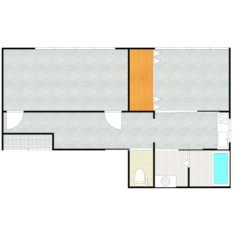 西尾市寄住町貸事務所の間取り