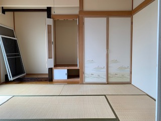 網走市鱒浦５丁目平屋の和室