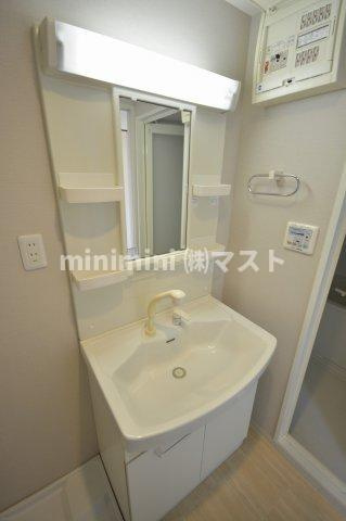 海老江サンライズの洗面所