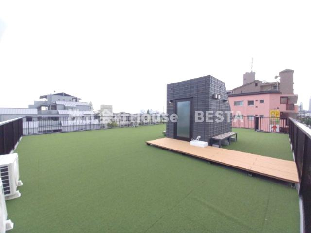 ホワイトメゾン御影中町のその他共用部分|屋上ドッグラン