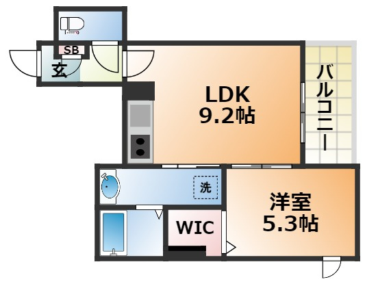 ホワイトメゾン御影中町の間取り