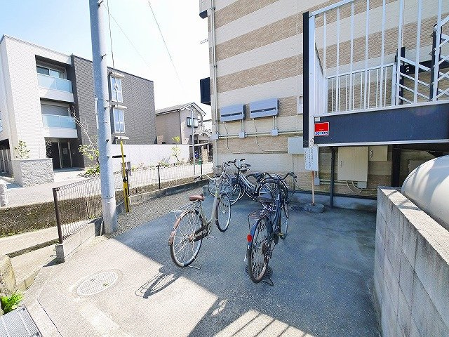 レオパレス大和郡山のその他共用部分|駐輪場です