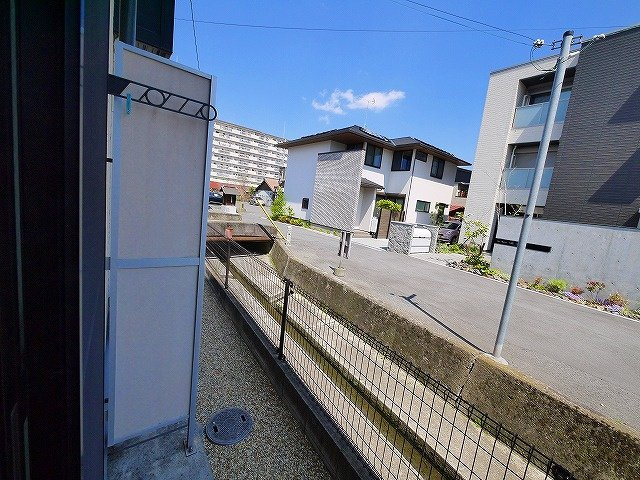レオパレス大和郡山のバルコニー|陽当たり良好なバルコニーです