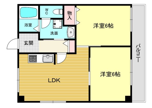 【間取り】 | ハイツヨシダ