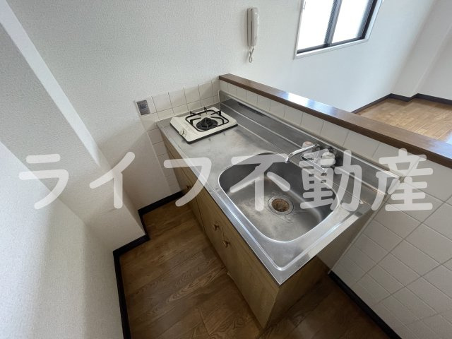 CTビュー八戸ノ里のキッチン|きれいなキッチンです