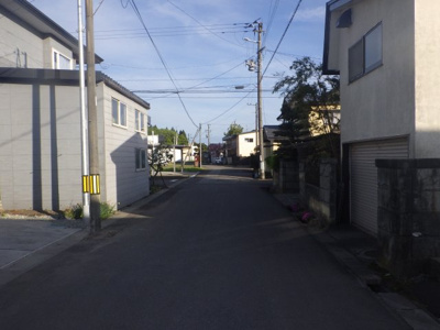 【前面道路含む現地写真】 | 大館市小館町・売地