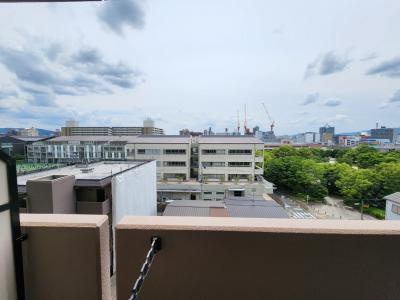 ライオンズマンション四条大宮ガーデンシティの展望|南向き眺望