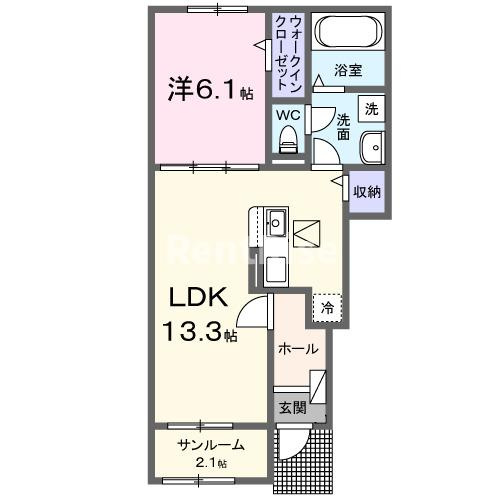 メリリーの間取り|間取図