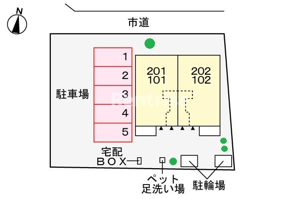 レニーレⅠの駐車場|駐車場