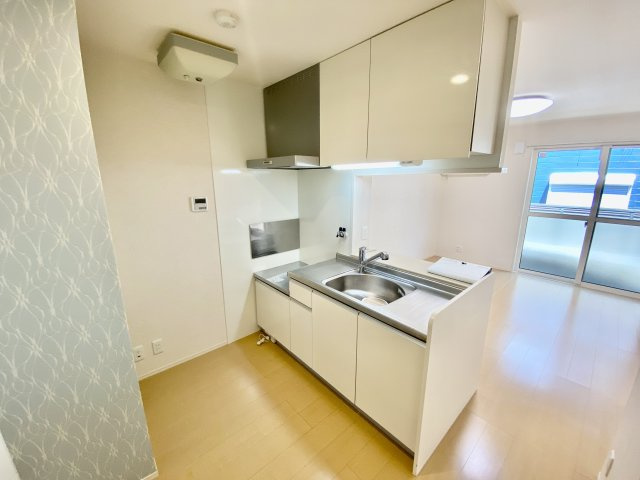 D-room内原 B棟のキッチン