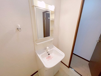 【独立洗面台】 | コーポ鏡【名古屋市賃貸・洗面脱衣室】