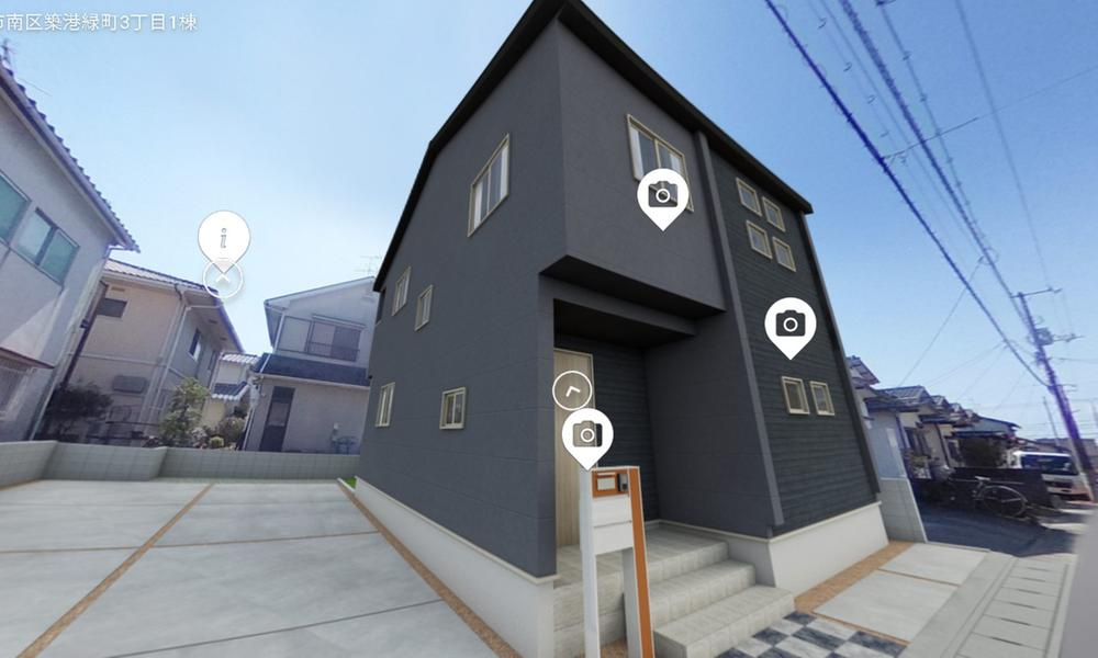 ブルーミングガーデン　岡山市南区築港緑町【仲介手数料無料】の外観