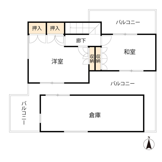 家屋番号：１０４６－５（２F）